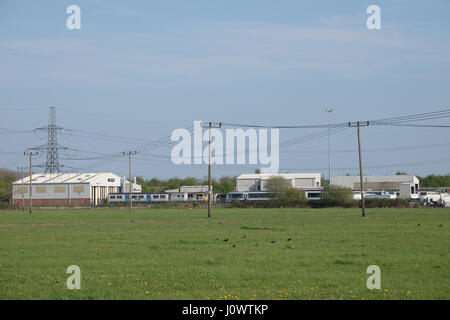 Spazzola a società di produzione in loughborough Foto Stock