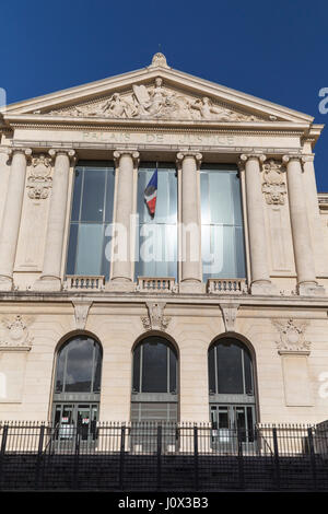 Francia, Nizza, tribunali "Palais de Justice". Foto Stock