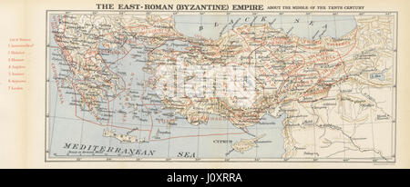 Questa immagine è tratta dalla pagina 209 di "The Student's Gibbon", che è un'edizione abbreviata e rivista dell'opera originale di Sir William Smith, che copre il periodo dall'98 d.C. alla morte di Giustiniano, fornendo informazioni storiche sull'Impero Romano. Foto Stock