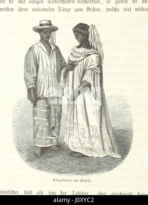 Il *Reise der österreichischen Fregatte Novara* (viaggio della fregata Novara austriaca) racconta la spedizione globale dal 1857 al 1859, comandata dal commodoro B. von Wüllerstorf-Urbair. Include osservazioni fisiche e geologiche di A. v. Humboldt e disegni di J. Selleny. Foto Stock