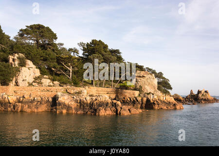 Costa dell'Ile-de-Brehat Foto Stock