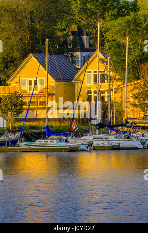 Mahone Bay, Nova Scotia, Canada Foto Stock