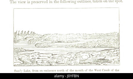 Sintesi narrativa di una spedizione esplorativa alle sorgenti del fiume Mississippi nel 1820: ripreso e completato con la scoperta della sua origine in Itasca Lago nel 1832. Con appendici Foto Stock