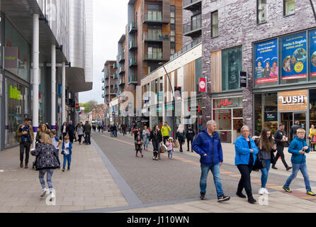 La Roccia Shopping Centre in Bury Lancashire Foto Stock