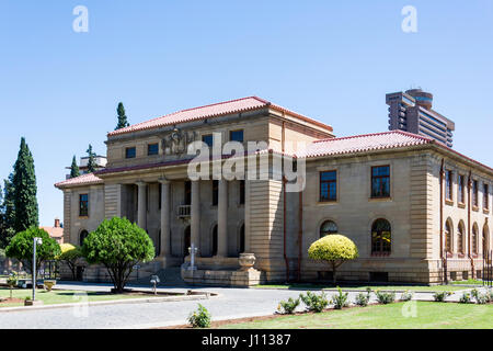 La Corte suprema di appello, President Brand Street, Bloemfontein, Libero Stato Provincia, Repubblica del Sud Africa Foto Stock