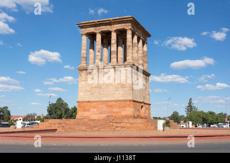 La pace e la giustizia Memorial, Greenpoint Comunità Square, Greenpoint Kimberley, nel nord della provincia del Capo, Repubblica del Sud Africa Foto Stock