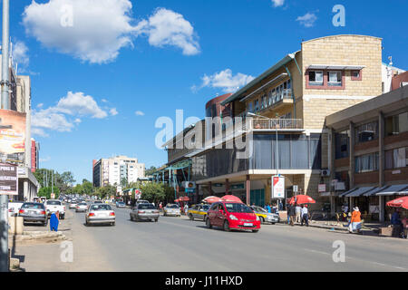 Centro citta', Kingsway, MASERU Maseru District, Regno di Lesotho Foto Stock