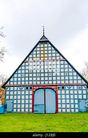 Rundling Jabel (Wendland ha), vicino Luechow-Dannenberg; Rundlingsdorf Jabel im Wendland ha Foto Stock