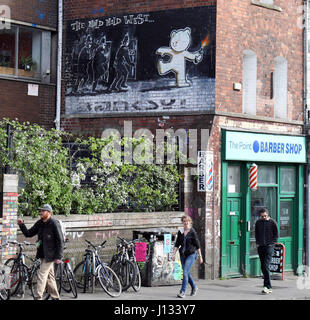 Telefono rosso box Bristol Foto Stock