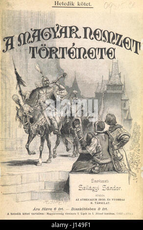 Immagine presa da pagina 849 di un "magyar nemzet tortenete. Szerkeszti Szilágyi S. [con mappe e illustrazioni.]" Foto Stock