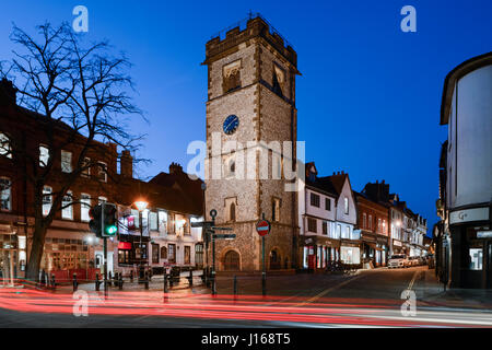 Il St Albans clock tower, Hertfordshire, Regno Unito, Foto Stock