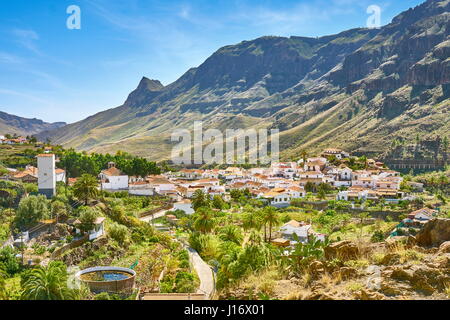 Fataga, Gran Canaria, Spagna Foto Stock