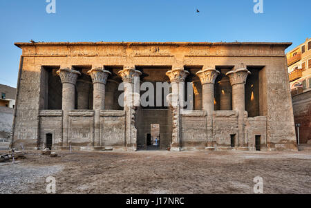 Il Tempio di Khnum a Esna, Egitto, Africa Foto Stock