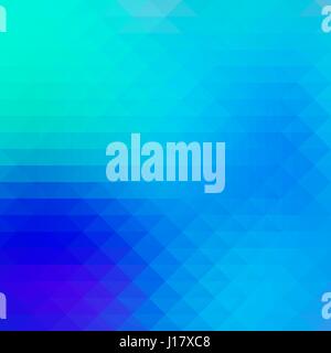 Il turchese blu porpora geometrica astratta sfondo con righe di triangoli, quadrati Illustrazione Vettoriale