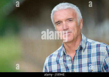 Portarit dell uomo nella sua anni cinquanta Foto Stock