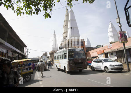 Daan ghati tempio, govardhan, mathura, Uttar Pradesh, India, Asia Foto Stock