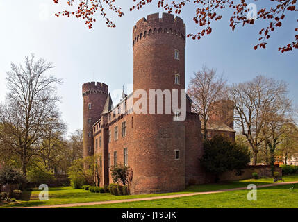 Castello Kempen, Kurkölnische Landesburg, Kempen, Basso Reno, Nord Reno-Westfalia, Germania Foto Stock