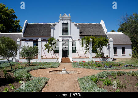 Giocattolo e museo in miniatura esempio fine XIX secolo Cape Dutch Architecture Stellenbosch Western Cape Sud Africa Foto Stock