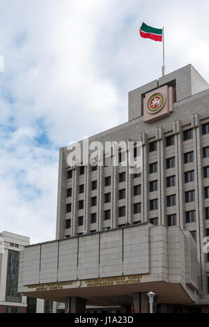 Kazan, Russia - marzo 27.2017. Il Consiglio di Stato della Repubblica del Tatarstan Foto Stock