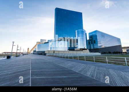 Edificio abbandonato sul lungomare di Atlantic City, New Jersey Foto Stock