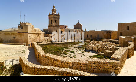 San Giovanni Cavalier - La Cittadella a Victoria, Gozo, Malta Foto Stock