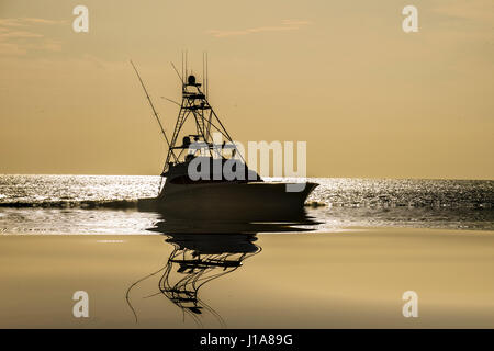 Key West Florida USA carta barca da pesca Foto Stock