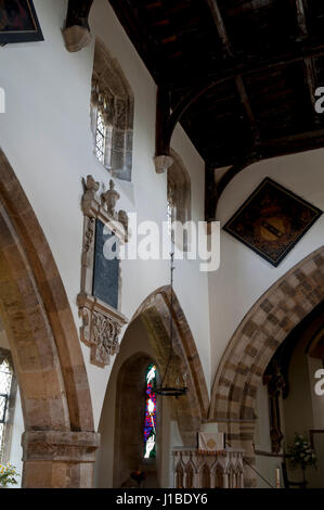 La Chiesa di San Martino, Sandford San Martin, Oxfordshire, England, Regno Unito Foto Stock