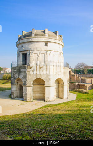 Il Mausoleo di Theoderic (Mausoleo di Teodorico) a Ravenna, Emilia Romagna, Italia Foto Stock