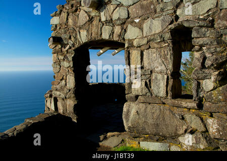 West Shelter, Cape Perpetua Scenic Area, Siuslaw National Forest, Oregon Foto Stock