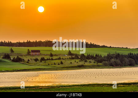 Fiume francese in Prince Edward Island, Canada Foto Stock