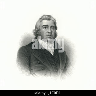 Samuel Coleridge (1772-1834), poeta inglese, filosofo e fondatore del movimento Romantico, incisione, 1876 Foto Stock