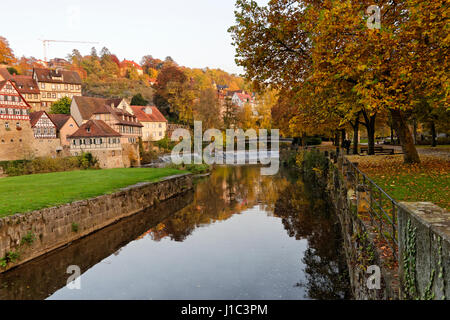 Immagine dalla città di Schwäbisch Hall, Germania. Foto Stock