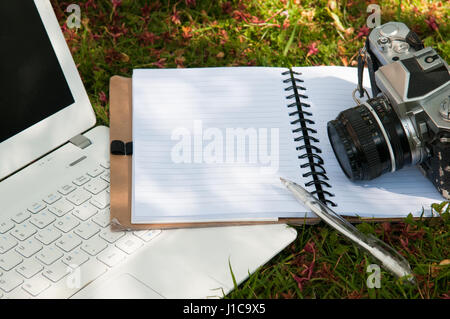 In stile vintage photo blog di sfondo o modello Foto Stock