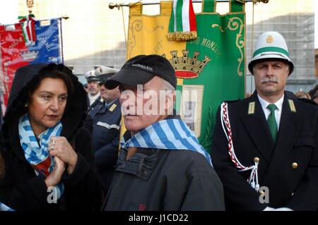 Milano (Italia), 'Memory giorno", manifestazione in ricordo dei deportati nei campi di concentramento nazisti Foto Stock