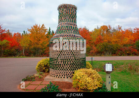 Bottiglia ingresso di casa, Canada Prince Edward Island, pei, p.e.i. Foto Stock