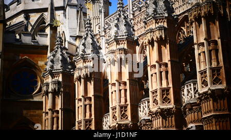 Abbazia di Westminster a Londra Foto Stock
