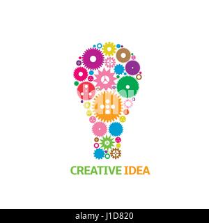 Idea creativa simbolo Illustrazione Vettoriale
