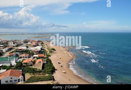 Vista aerea, La Paloma, Rocha, Uruguay Foto Stock
