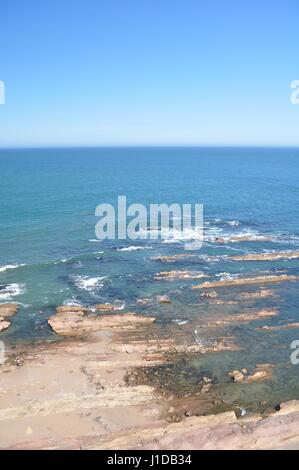 Vista aerea, La Paloma, Rocha, Uruguay Foto Stock