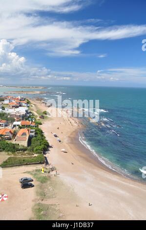 Vista aerea, La Paloma, Rocha, Uruguay Foto Stock