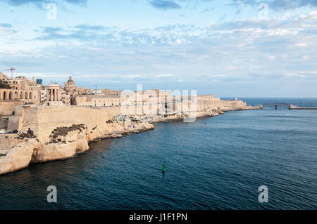 Waterfront - Valletta - Malta - isola del Mediterraneo Foto Stock