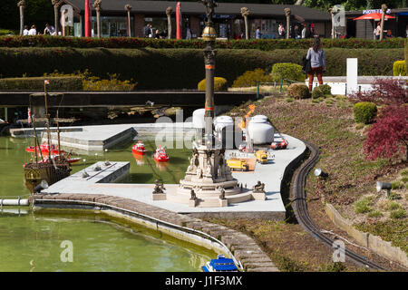 Mini-Europe park a Bruxelles Foto Stock