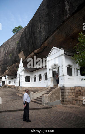 Golden Tempio Dambulla Nord provincia centrale dello Sri lanka Foto Stock