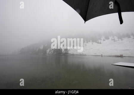 Naturschutzgebiet Vilsalpsee in den Österreichischen Alpen . Bundesland Tirol, Bezirk Reutte Foto Stock