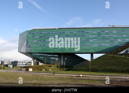 Edificio Linnaeusborg, Facoltà di scienze e ingegneria di Zernike al campus universitario, Groningen, Paesi Bassi Foto Stock