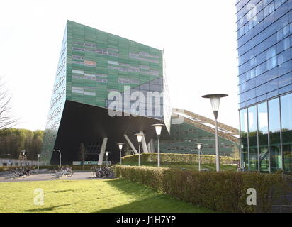 Edificio Linnaeusborg, Facoltà di scienze e ingegneria di Zernike al campus universitario, Groningen, Paesi Bassi Foto Stock