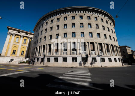 VERONA, Italia - 04 Aprile 2017: Palazzo Barbieri, sede del Comune della città Foto Stock