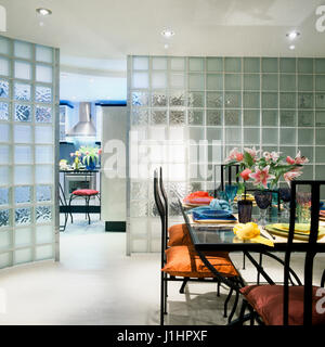 Sala da pranzo moderna. Foto Stock
