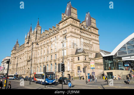 Studente,sistemazione,a,costruzione,accanto a,Lime Street,treno stazione,,Liverpool, Merseyside,l'Inghilterra,città,città,Nord,Nord,l'Inghilterra,inglese,UK.,U.K. Foto Stock