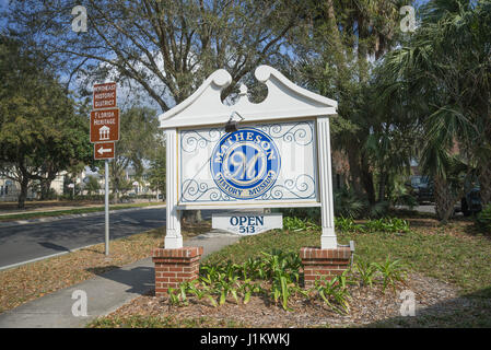 Matheson museo è un repository locale di informazioni storiche a Gainesville, Florida. Foto Stock